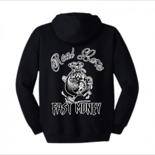 Real love on lock hoodie