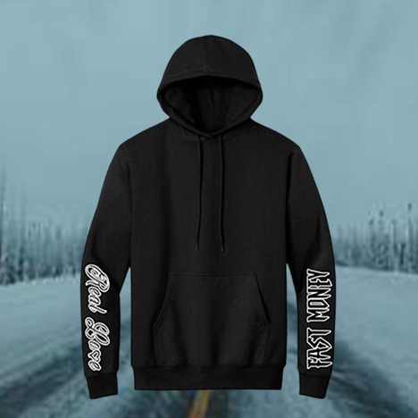 Real love on lock hoodie
